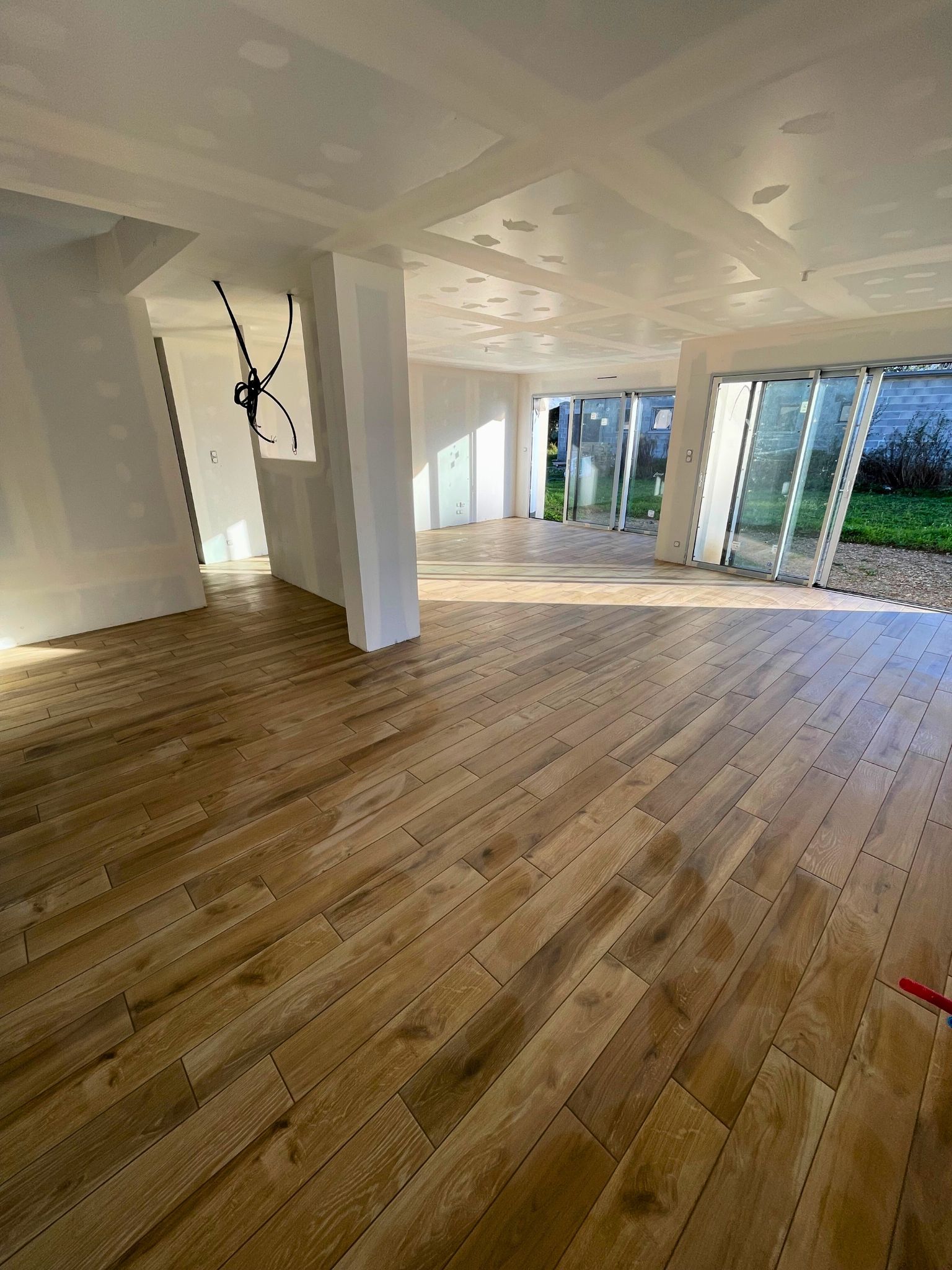 Carrelage en imitation plancher