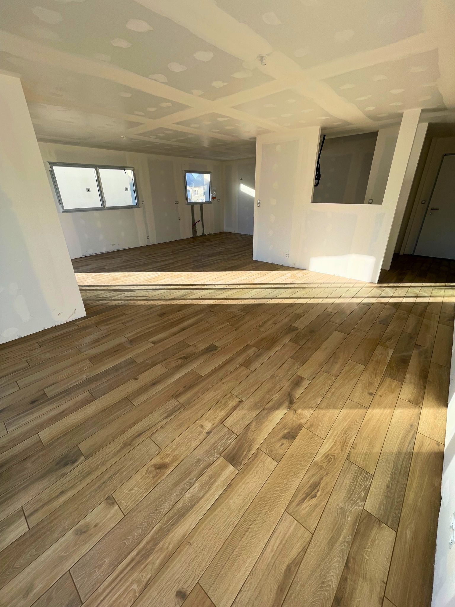 Carrelage en imitation plancher