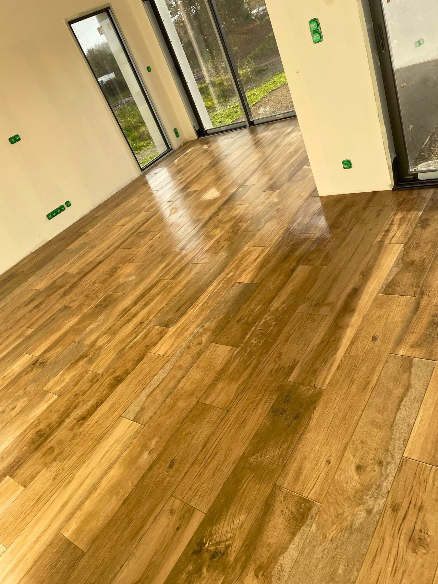 Carrelage en imitation plancher