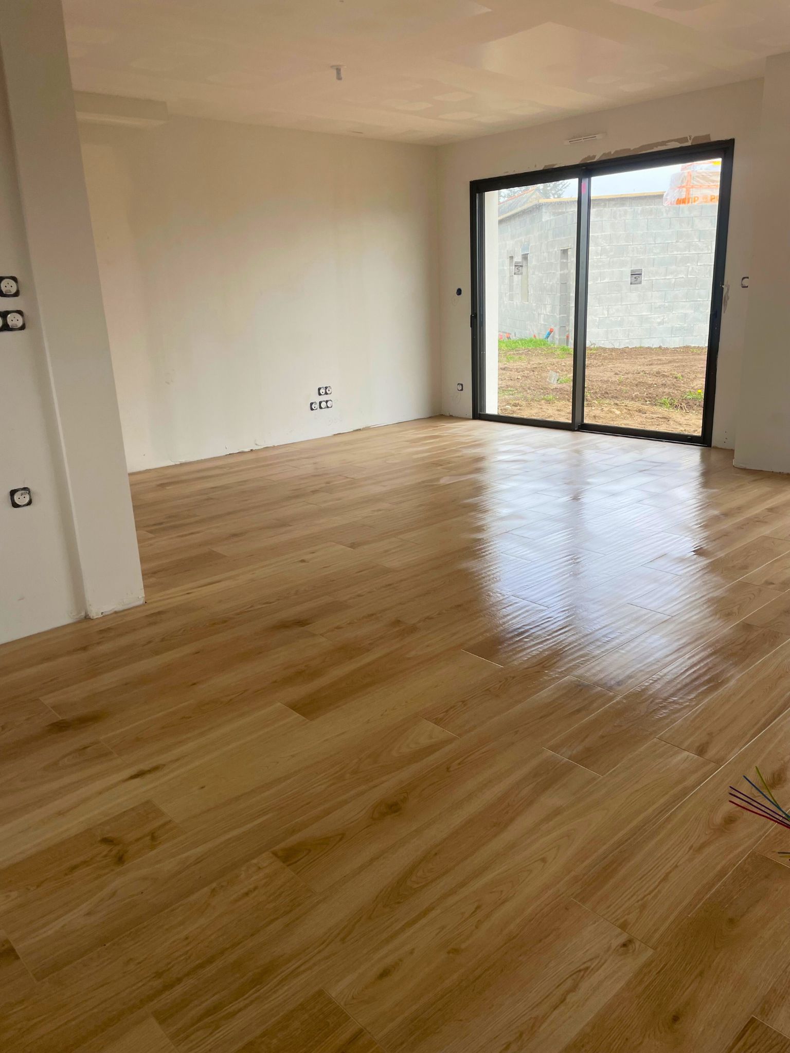 Carrelage en imitation plancher